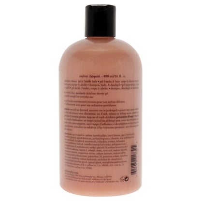 Melon Daiquiri Shampoo, Bath and Shower Gel by Philosophy for Unisex - 16 oz Shower Gel