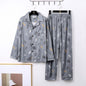 Mens Minimalist Long Sleeve Loungewear Pajamas