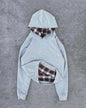 Hip Hop Double-sided Retro Plaid Casual Sweater