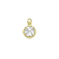 Square big diamond CZ Rhombus Charm Pendant, Sku#LK1076