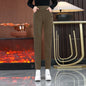 Autumn And Winter Harlan Velvet Padded Casual Pants
