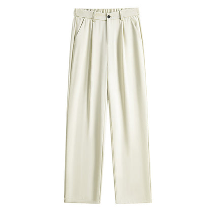 Mens Fashionable Straight-Leg Loose Casual Pants