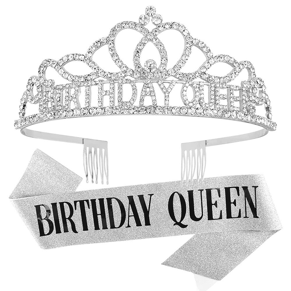 Party Decorative Crown Shoulder Strap