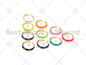 Colorful Enamel Round Stackable Ring, SKU#X264