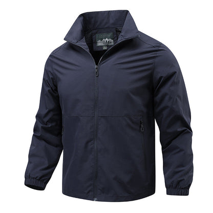 Outdoor Breathable Casual Jacket Mid- To Young-Adult Stand-Collar Jacket