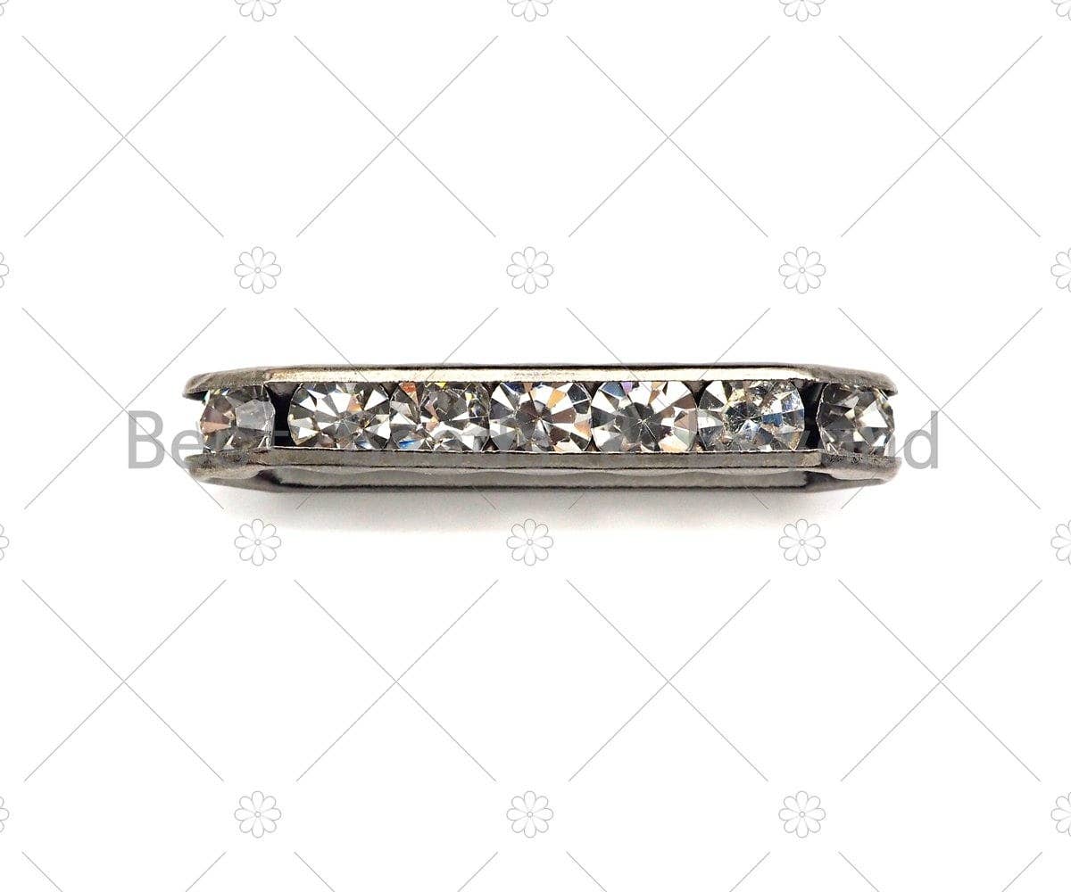10pc Rhinestone Jewerly Separator Bar with 3 holes, Sku#C112