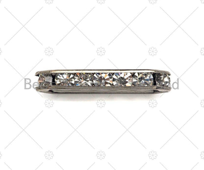 10pc Rhinestone Jewerly Separator Bar with 3 holes, Sku#C112