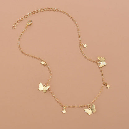 Butterfly Pendant Necklace for Women
