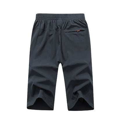 Plus-size Athletic Capri Pants Loose-fitting