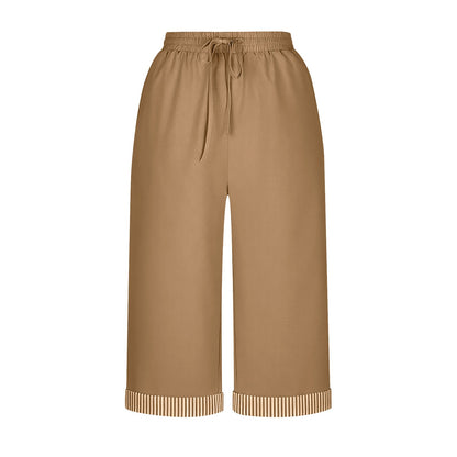 Summer New European And American Style Casual Cropped Pants