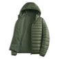 AutumnWinter Warm Hooded Loose-fit Windproof Sporty Casual Ribbed Top