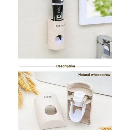 Easy Home Toothpaste Dispenser Squeezer Pasta Toothbrush Holder Wall Mounted Bathroom  Products  Accessories