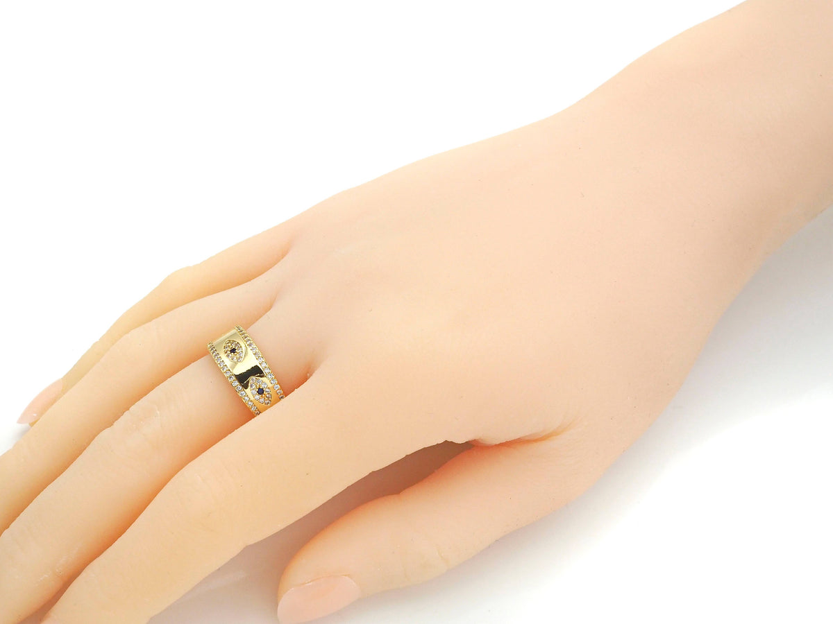 Evil Eye Band Ring, X195