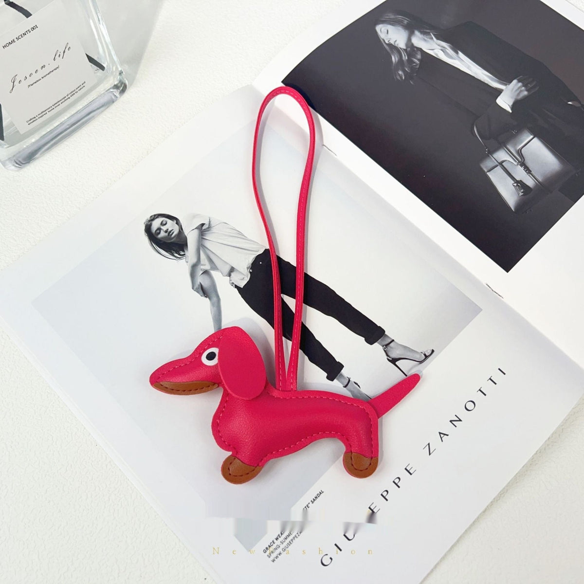 Sausage Dog Carrying Strap Bag Ornaments