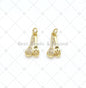 CZ Micro Pave Spoon Fork Shape Pendant, 18K Gold Filled Spoon Fork Charm, Necklace Bracelet Charm Pendant,Sku#LD166