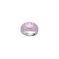 Big Pink Square CZ Statement Adjustable Ring, Sku#A329