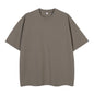 Double Yarn Short Sleeve Sweat-absorbing Cotton T-shirt Top