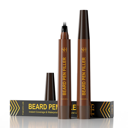 Men's Beard Eyebrow Hairline Headline Filler Sweatproof And Waterproof Natural Not Easy To Fade