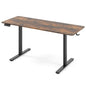 Electric Standing Desk with 3 Memory Heights and 2 Hanging Hooks and Cable Holes