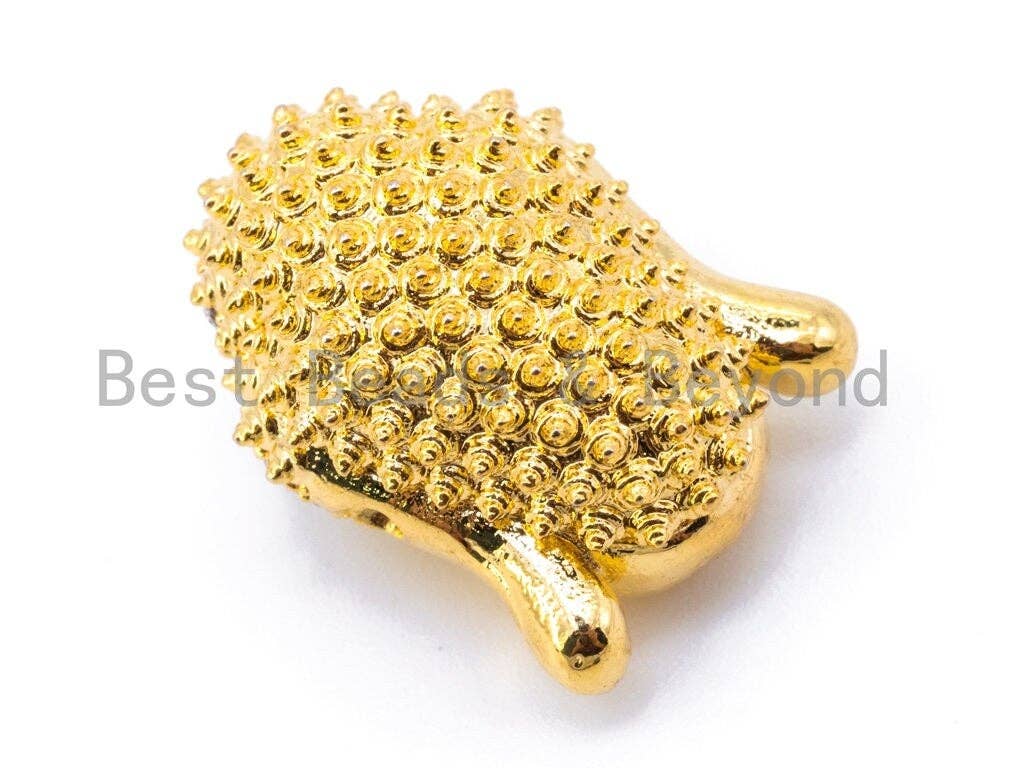 CZ Micro Pave Buddha Head Beads, Cubic Zirconia Pave Charm, Buddha Head Space Beads, 18x14mm, sku#C49
