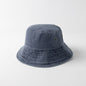 Personalized Distressed Simple Solid-Colored Bucket Hat