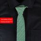 Solid Color Korean Style Narrow Cotton Men's 6cm Formal Wear Business Casual Wedding Tie