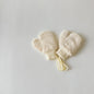 Fleece-lined Warm Finger Halter Baby Gloves