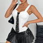 Fishtail-neckline Outerwear Camisole For Women