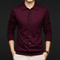 Mens Casual Commuter-style Solid-color Wool Sweater