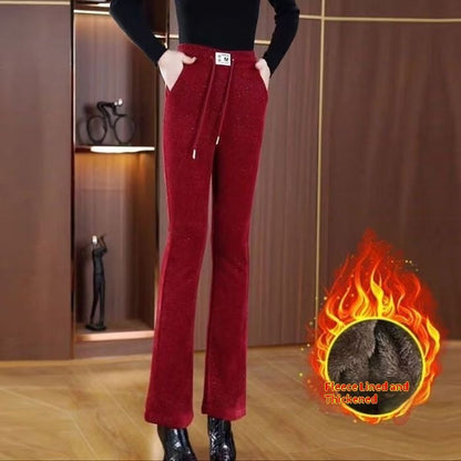 Womens FallWinter Slimming Casual Cropped Pants