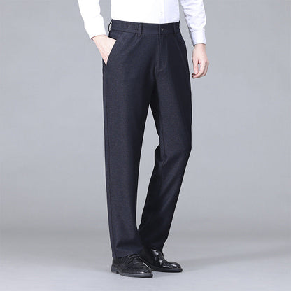 Mens Business High-Waisted Fashionable Casual Pants