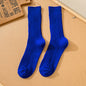 Double-needle Cotton Mid-calf Athletic Socks