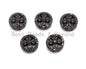 Black CZ Pave Cross Spacer Coin, sku#C99