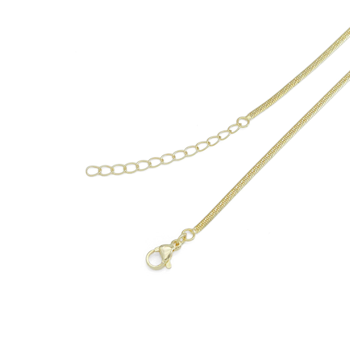 Dainty Gold thin snake Chain Necklace, thin herringbone chain, Sku#LD545c