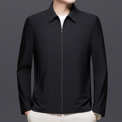 Mens Versatile Casual Lapel Jacket For Spring And Autumn