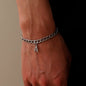 Simple Letter Titanium Steel Bracelet Men's Fashion