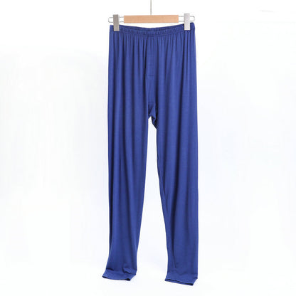 Mens Summer Modal Pajama Pants Thin Plus Size