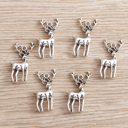 Electroplated Christmas Animal Pendant
