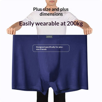 Men's Modal High-Waist Pants Plus-Size Boxer Briefs