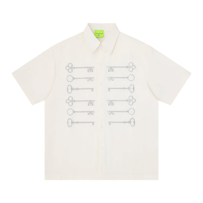 American-style Retro Loose-fit Short-sleeve T-shirt For Spring And Summer