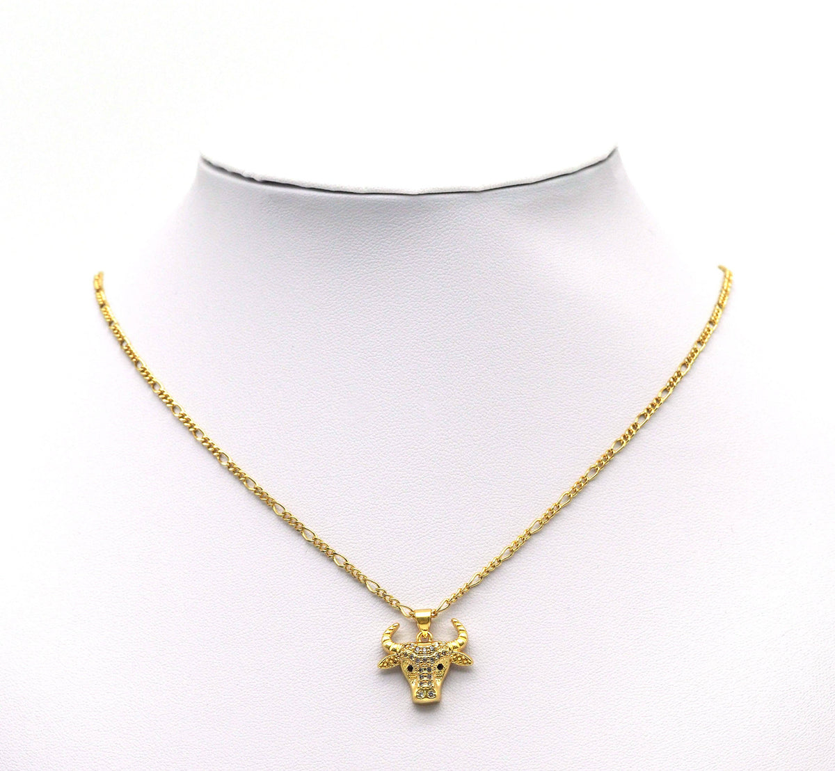 Gold Pave Ram Charm, Sku#LD303