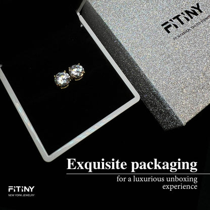 Stacking 5 Pieces Starry Pearl Elegance Earring Set, 18k Gold Stud Drop Hoop, S925 Needle, Stacked Lobe Designs with Dazzling Zirconia