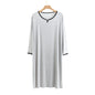 Long Below The Knee Soft Draping Bathrobe Men's Pajamas