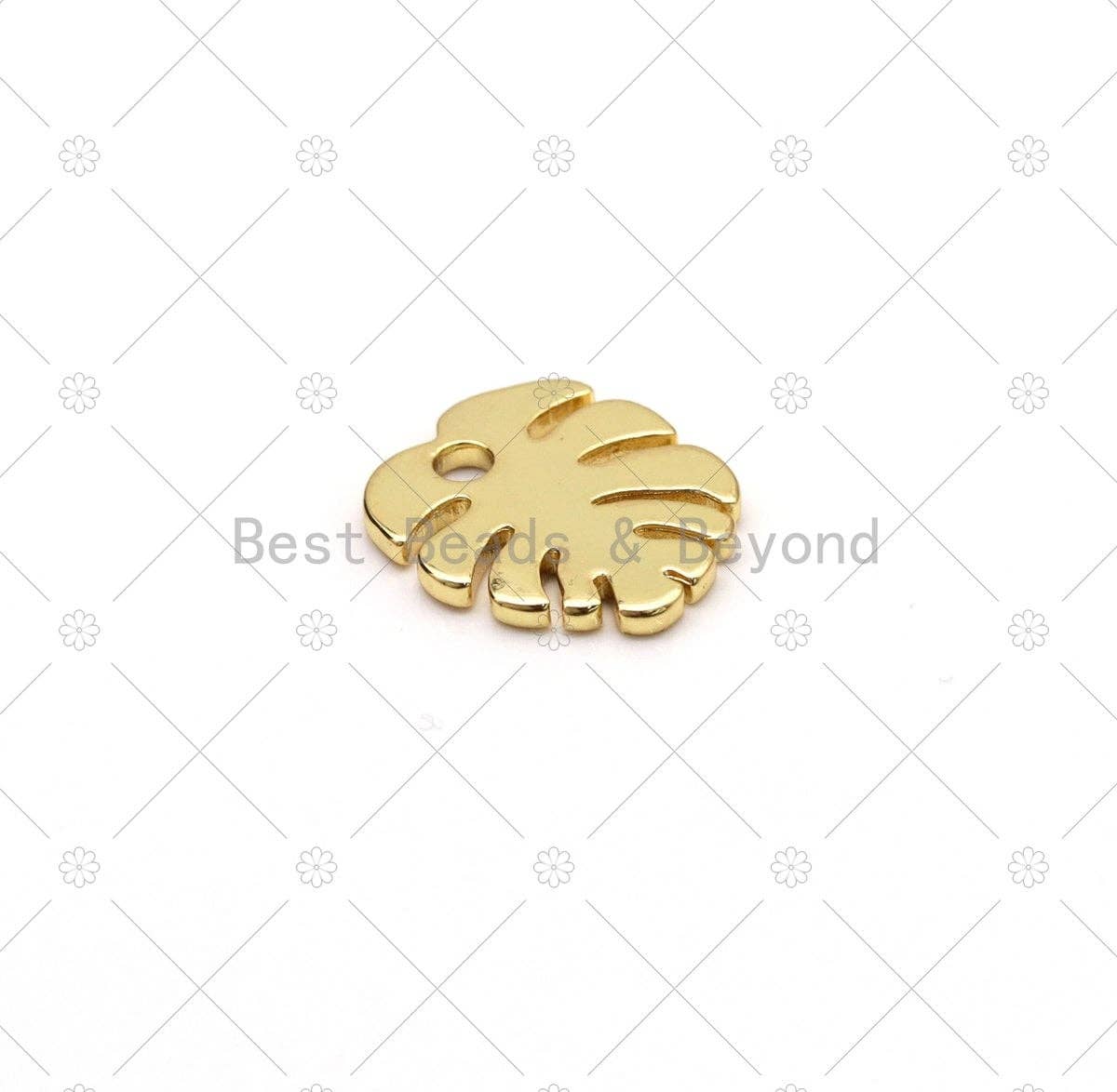 Colorful Enamel Banana Leaf Shape Pendant, LD167