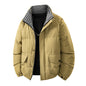 Mens Loose Casual Plus-Thickness Cotton Jacket For Young Men