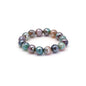 Mystic Brown Green Banded Agate Stretchy Bracelet, 8mm/10mm/12mm, SKU#EF401
