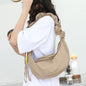Pleated Nylon Dumpling Bag Leisure Artistic