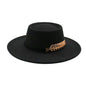 Retro AutumnWinter Wide-Brimmed Wool Jazz Hat