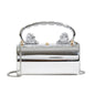Fashion handbag women's versatile solid color acrylic bag chain strap crossbody bag