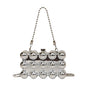 Fashionable mini lipstick bag trendy and versatile pearl chain crossbody bag